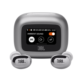 JBL Live Buds 3 - Silver - True wireless Noise Cancelling bud-type earbuds - Hero